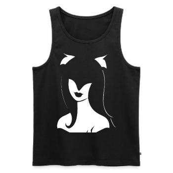 Batcave Girl Dark Fairytale Goth Okkulte Frauen Got - Männer Premium Bio Tank Top - Schwarz - Vorne - AI Model Male 178 light (178cm)