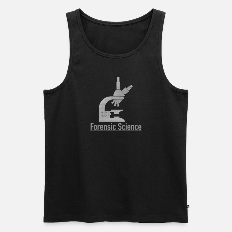 Forensics - Science - Men's Premium Organic Tank Top - black