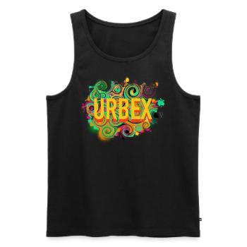 Urbex - Urban Explorer - Männer Premium Bio Tank Top - Schwarz - Vorne - Michal (187cm)
