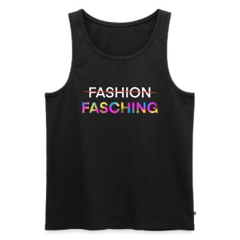 Fasching - Karneval - Männer Premium Bio Tank Top - Schwarz - Vorne - AI Model Male 178 light (178cm)