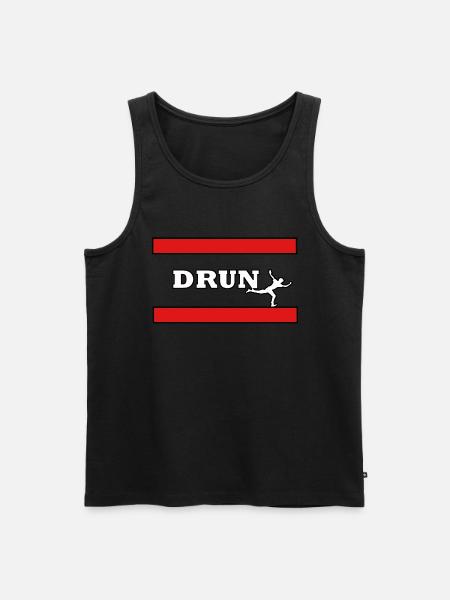 Drunk - Party - Männer Premium Bio Tank Top - Schwarz
