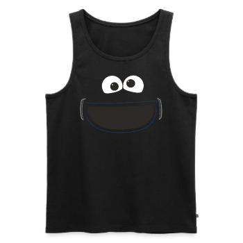 Mecha Builders Mecha Cookie Costume Design - Men's Premium Organic Tank Top - black - Front - AI Model Male 178 light (178cm)