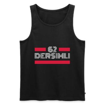 Dersim 62 Türkei Turkiye Geschenk Urlaub TR Türk - Männer Premium Bio Tank Top - Schwarz - Vorne - AI Model Male 178 light (178cm)