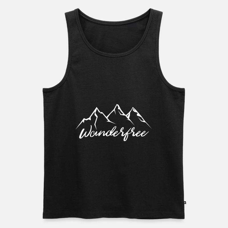Wanderfree - - Débardeur bio Premium Homme - noir