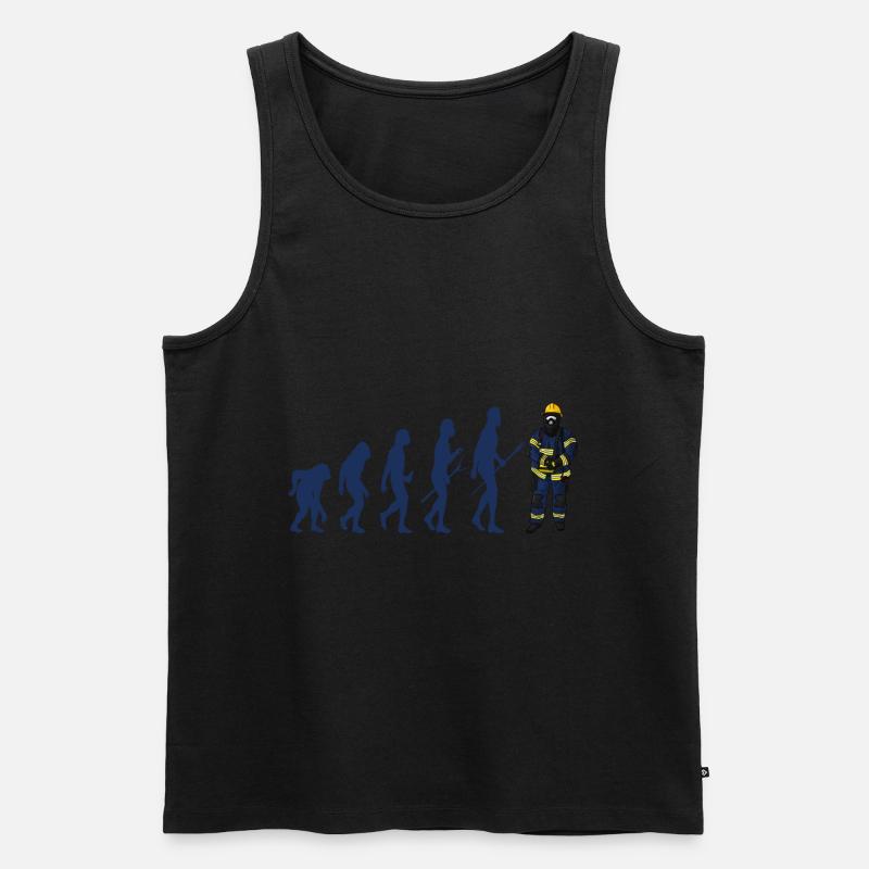 Evolution Firefighter - Men's Premium Organic Tank Top - undefined