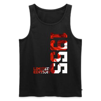 71ST BIRTHDAY 71 YEARS LIMITED EDITION 1955 - Men's Premium Organic Tank Top - black - Front - Michal (187cm)