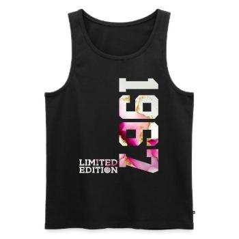 59TH BIRTHDAY 59 YEARS LIMITED EDITION 1967 - Men's Premium Organic Tank Top - black - Front - Michal (187cm)