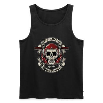 Sons Of Arthrose Motorrad Biker Motorradfahrer - Männer Premium Bio Tank Top - Schwarz - Vorne - Michal (187cm)