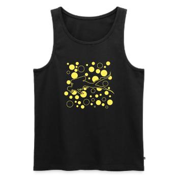 diving tauchen - Männer Premium Bio Tank Top - Schwarz - Vorne - Michal (187cm)