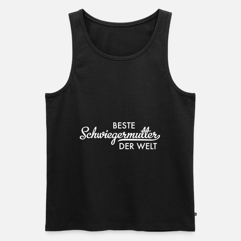 beste schwiegermutter - Männer Premium Bio Tank Top - Schwarz