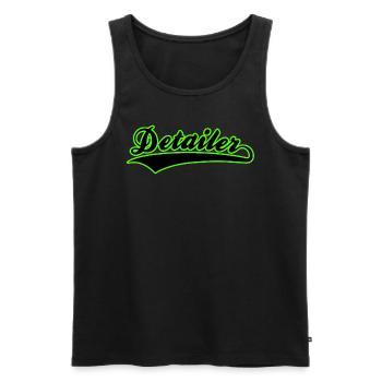 Auto Detailer Autoliebhaber Fahrzeug Aufbereiter - Männer Premium Bio Tank Top - Schwarz - Vorne - AI Model Male 178 light (178cm)