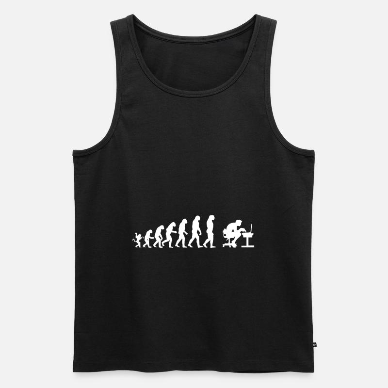 Evolution Computer - Débardeur bio Premium Homme - noir