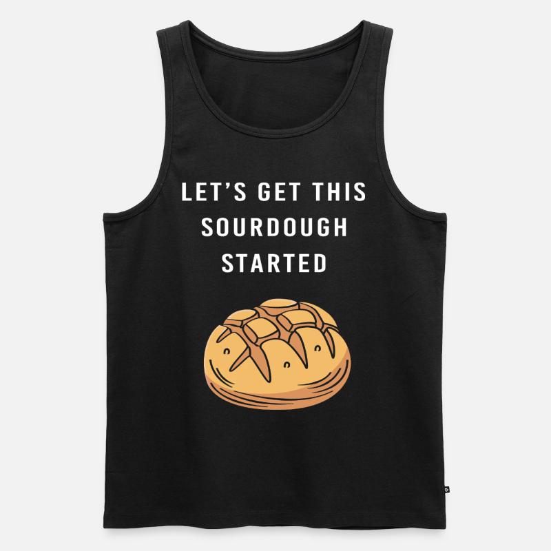 Bäcker Bäckerin Backen - Männer Premium Bio Tank Top - Schwarz