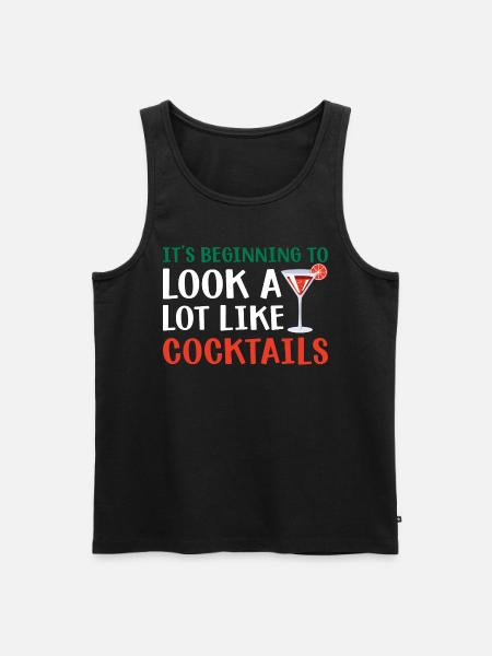 Weihnachten Jultomten God Jul - Ekologisk premium tanktopp herr - svart