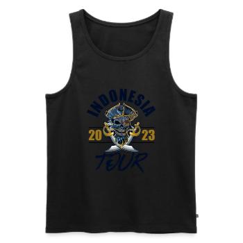 Indonesia 2023 Skeleton - Men's Premium Organic Tank Top - black - Front - Michal (187cm)