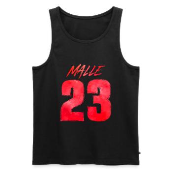 Malle 23 Mallorca 2023 - Männer Premium Bio Tank Top - Schwarz - Vorne - Michal (187cm)