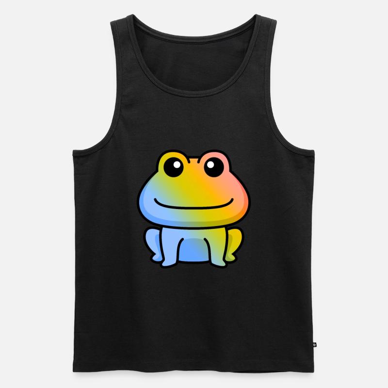 Frosch Comic Tier - Männer Premium Bio Tank Top - undefined