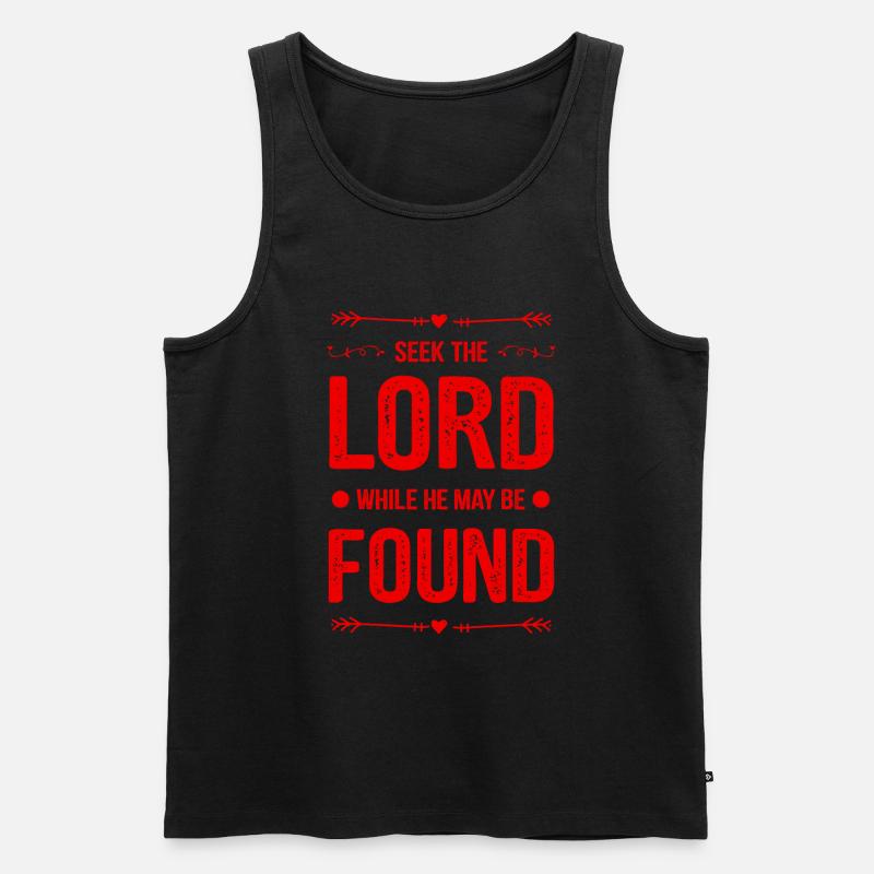 gott bibel spruch - Männer Premium Bio Tank Top - undefined