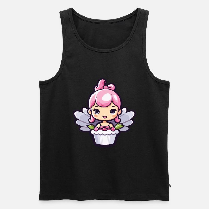 Fee Backen Kuchen Comic - Männer Premium Bio Tank Top - undefined