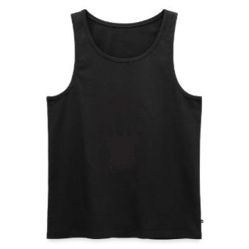 Femme Muscles Gym Musculation Fitness - Débardeur bio Premium Homme - noir - Devant - Michal (187cm)