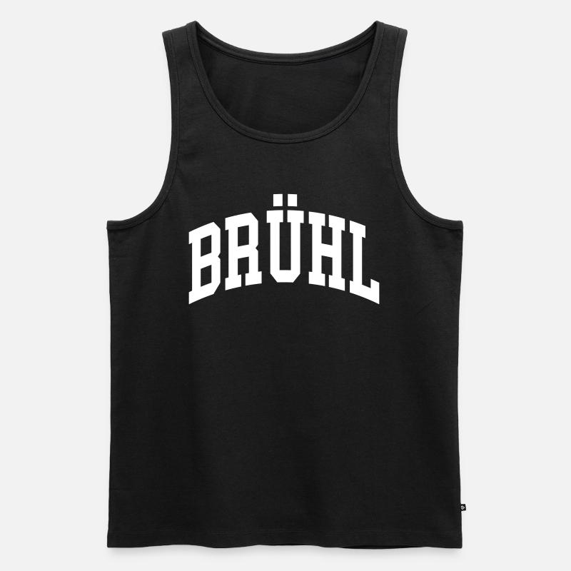 Brühl - Männer Premium Bio Tank Top - Schwarz
