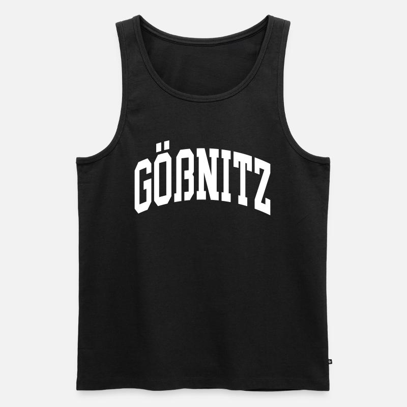Gößnitz - Männer Premium Bio Tank Top - Schwarz
