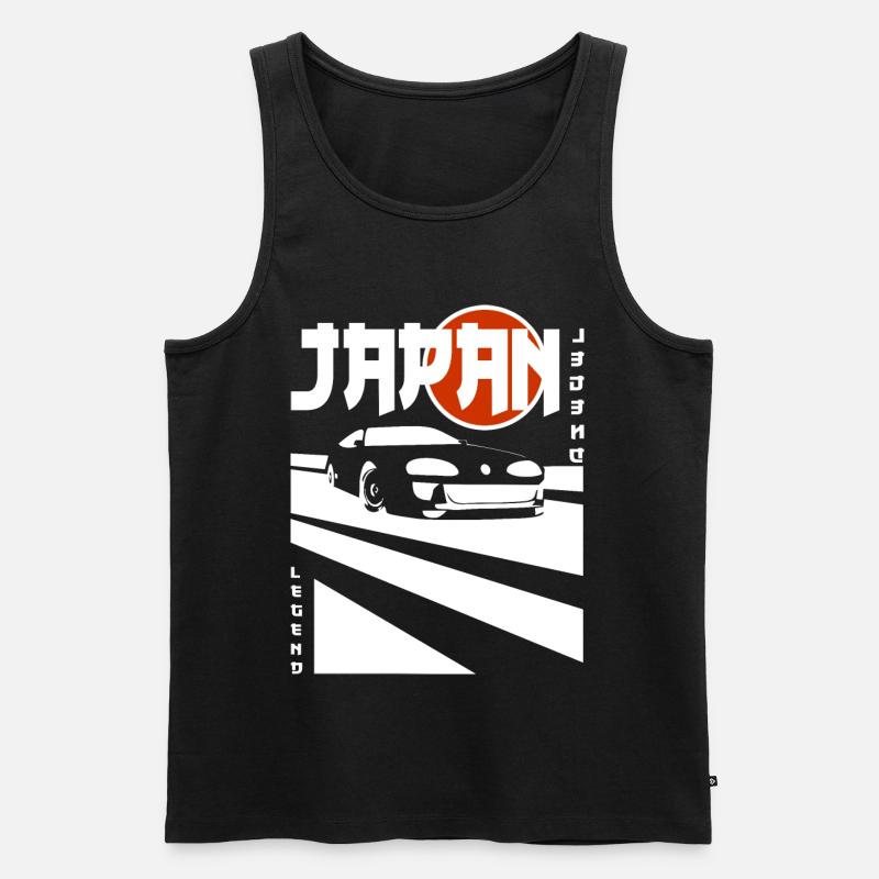 Japan Legend – JDM Auto Power - Männer Premium Bio Tank Top - Schwarz