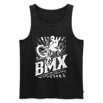 BMX bike bike | Nice BMX | Gift idea - Men's Premium Organic Tank Top - black - Front - Michal (187cm)