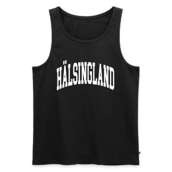 Hälsingland - Débardeur bio Premium Homme - noir - Devant - Michal (187cm)