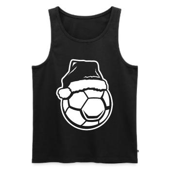 Noël de handball - Débardeur bio Premium Homme - noir - Devant - Michal (187cm)