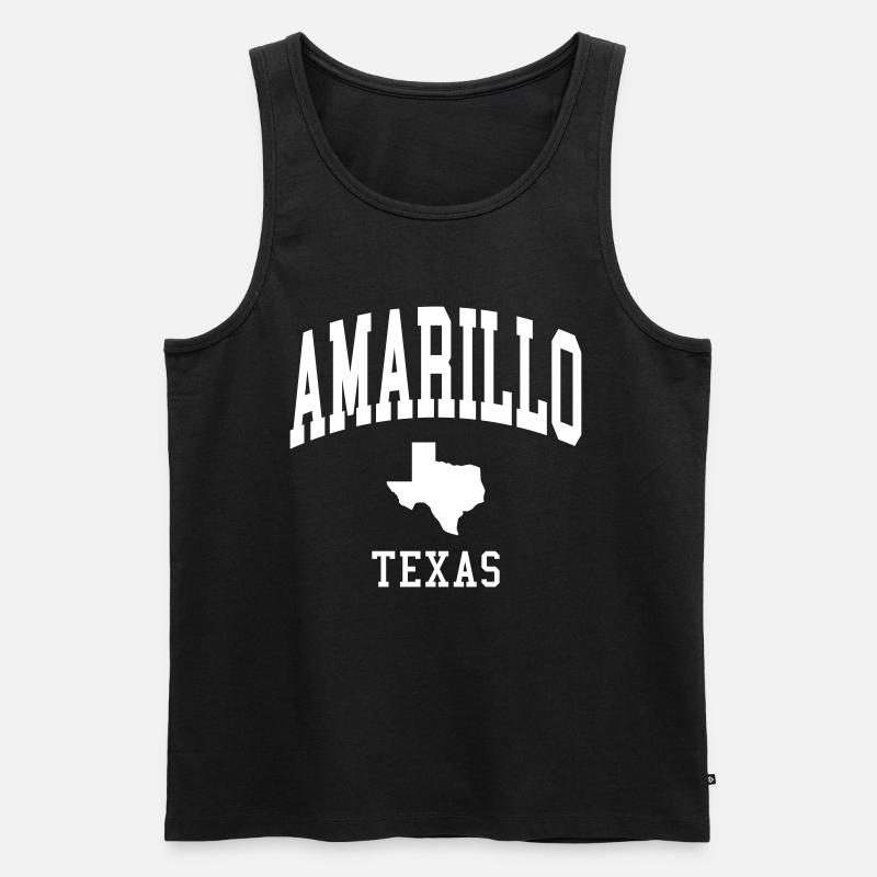 Amarillo - Männer Premium Bio Tank Top - Schwarz