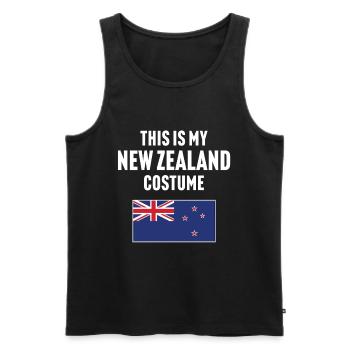 Das ist mein Neuseeland Kostüm - Männer Premium Bio Tank Top - Schwarz - Vorne - Michal (187cm)
