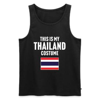 C’est mon costume de Thaïlande - Débardeur bio Premium Homme - noir - Devant - Michal (187cm)