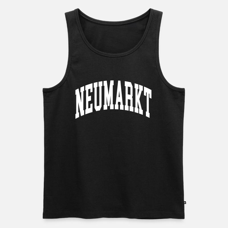 Neumarkt - Männer Premium Bio Tank Top - Schwarz