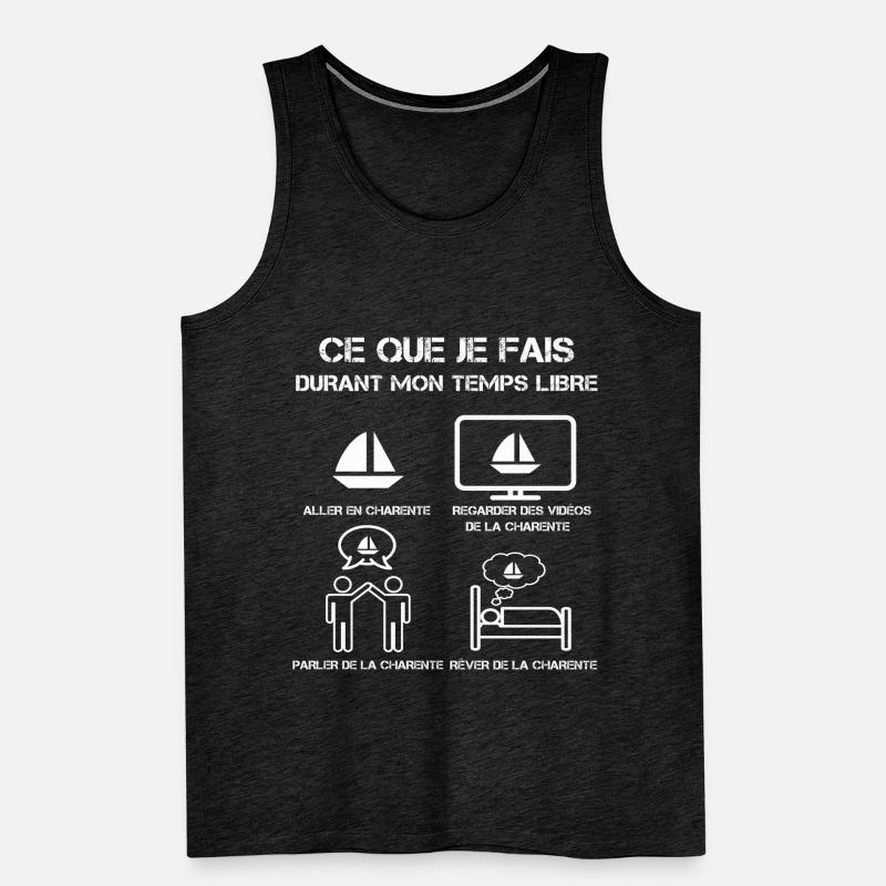 temps libre charente Débardeur bio Premium Homme