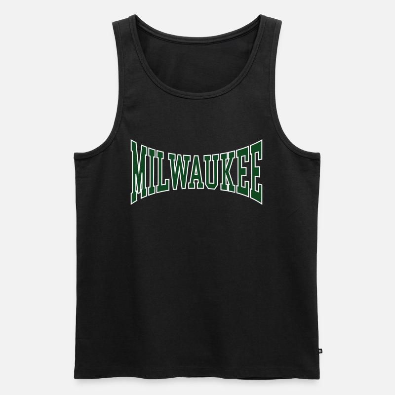 Milwaukee - Männer Premium Bio Tank Top - Schwarz