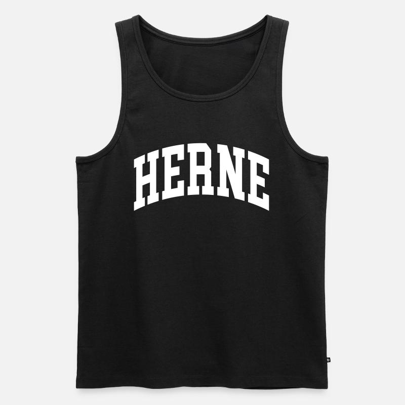 Herne - Männer Premium Bio Tank Top - Schwarz