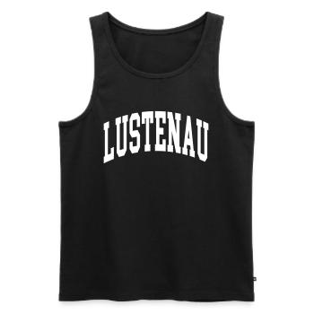 Lustenau - Débardeur bio Premium Homme - noir - Devant - AI Model Male 178 light (178cm)