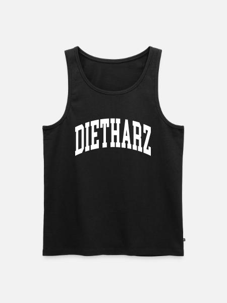 Dietharz - Männer Premium Bio Tank Top - Schwarz