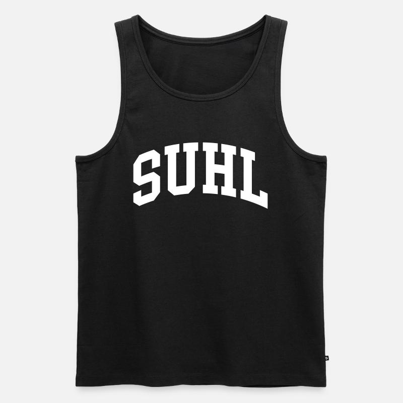 Suhl - Männer Premium Bio Tank Top - Schwarz