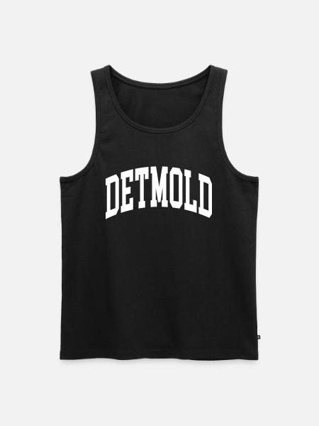 Detmold - Men's Premium Organic Tank Top - black