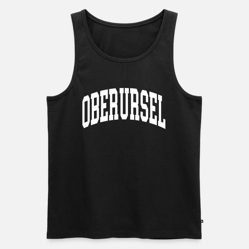 Oberursel - Männer Premium Bio Tank Top - Schwarz