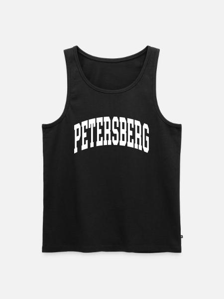 Petersberg - Männer Premium Bio Tank Top - Schwarz