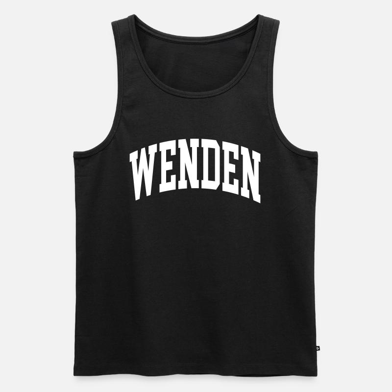 Wenden - Männer Premium Bio Tank Top - Schwarz