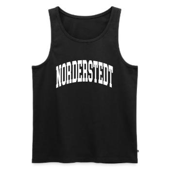 Norderstedt - Débardeur bio Premium Homme - noir - Devant - Michal (187cm)