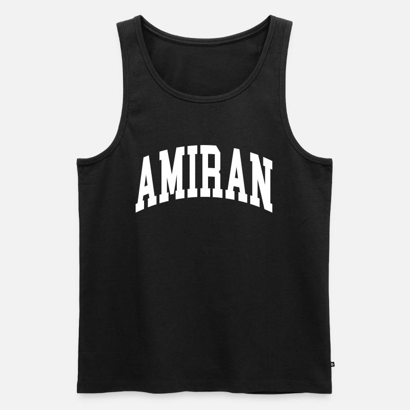 Amiran - Männer Premium Bio Tank Top - Schwarz