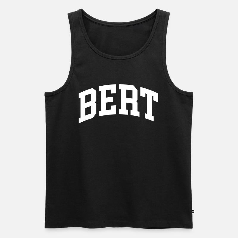 Bert - Männer Premium Bio Tank Top - Schwarz