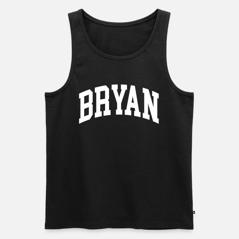 Bryan - Männer Premium Bio Tank Top - Schwarz