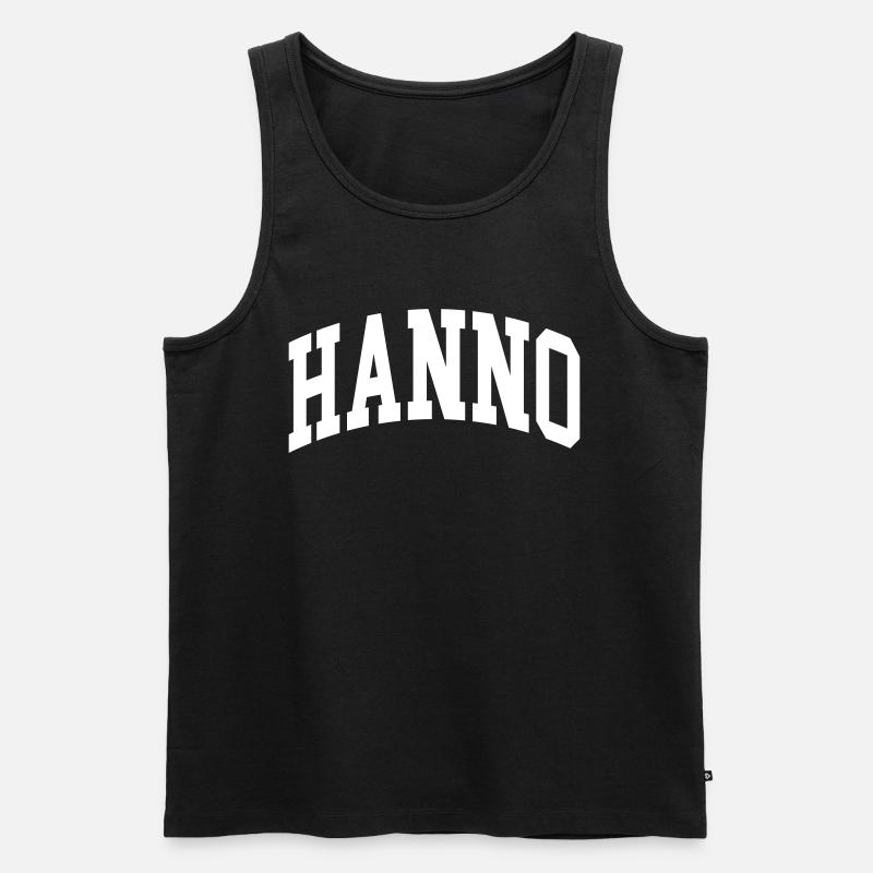 Hanno - Männer Premium Bio Tank Top - Schwarz