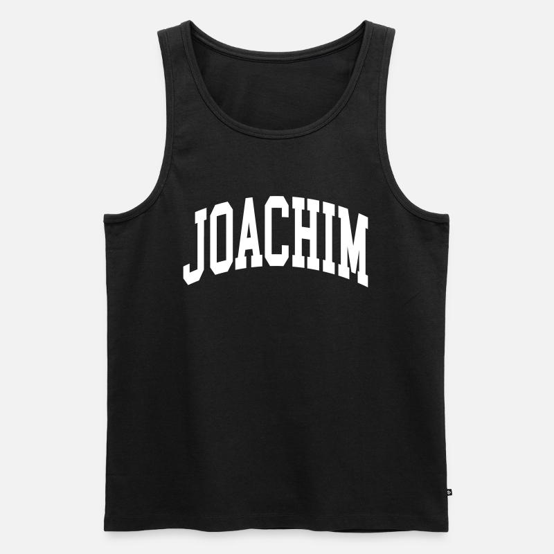 Joachim - Männer Premium Bio Tank Top - Schwarz